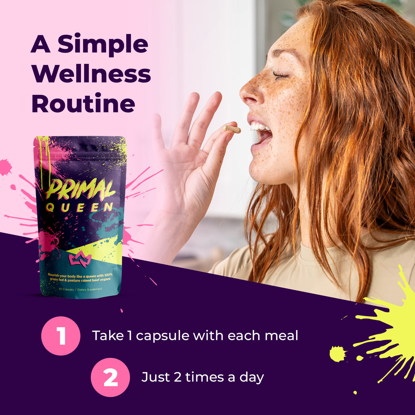 Primal Queen Female-Optimized Beef Organ Superfood Supplement